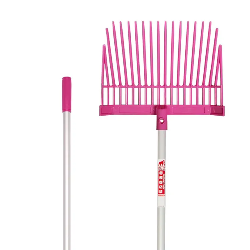 Red Gorilla Bedding Fork with Straight Handle in Pink-1